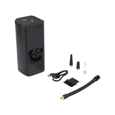 12V draadloze luchtcompressor opgeladen digitale draagbare bandenopblazer met zwarte afwerking