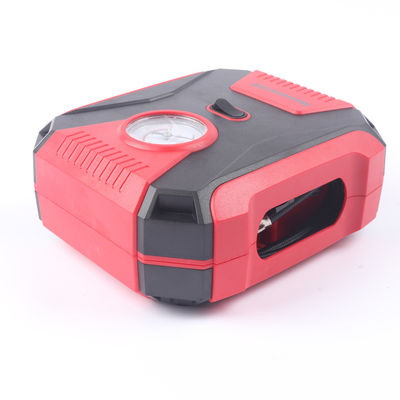 Krachtige 19 mm cilinder auto luchtcompressor met 2 spuitstuk adapters en sport naald set