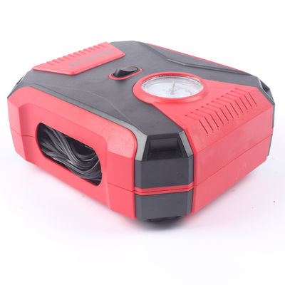 Krachtige 19 mm cilinder auto luchtcompressor met 2 spuitstuk adapters en sport naald set